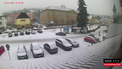 Střed obce Rokytnice nad Jizerou