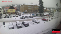 Střed obce Rokytnice nad Jizerou