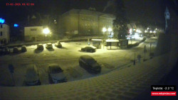 Střed obce Rokytnice nad Jizerou