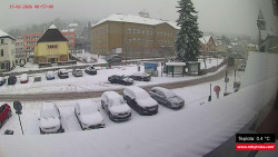 Střed obce Rokytnice nad Jizerou