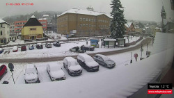 Střed obce Rokytnice nad Jizerou