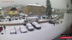 Střed obce Rokytnice nad Jizerou