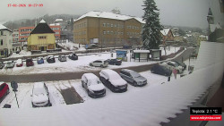 Střed obce Rokytnice nad Jizerou