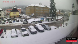 Střed obce Rokytnice nad Jizerou