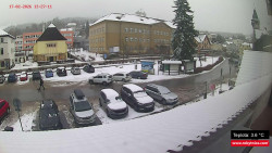 Střed obce Rokytnice nad Jizerou