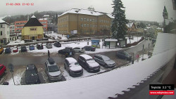 Střed obce Rokytnice nad Jizerou