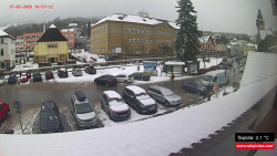 Střed obce Rokytnice nad Jizerou