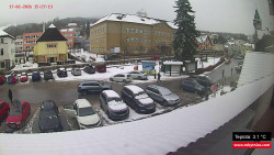 Střed obce Rokytnice nad Jizerou