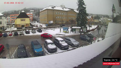 Střed obce Rokytnice nad Jizerou