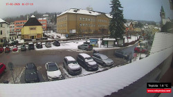 Střed obce Rokytnice nad Jizerou