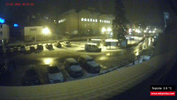 Střed obce Rokytnice nad Jizerou