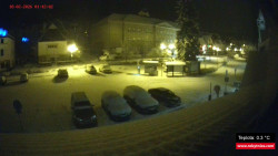 Střed obce Rokytnice nad Jizerou