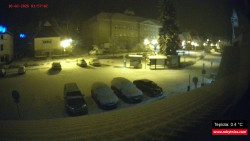 Střed obce Rokytnice nad Jizerou