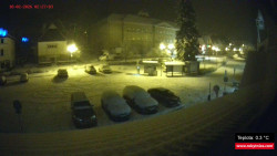 Střed obce Rokytnice nad Jizerou