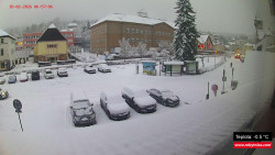 Střed obce Rokytnice nad Jizerou