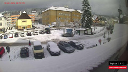 Střed obce Rokytnice nad Jizerou