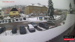 Střed obce Rokytnice nad Jizerou