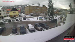 Střed obce Rokytnice nad Jizerou