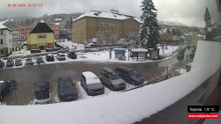 Střed obce Rokytnice nad Jizerou