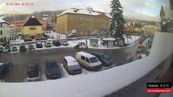 Střed obce Rokytnice nad Jizerou