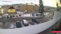 Střed obce Rokytnice nad Jizerou