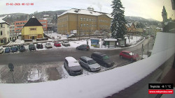 Střed obce Rokytnice nad Jizerou