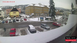 Střed obce Rokytnice nad Jizerou