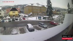 Střed obce Rokytnice nad Jizerou