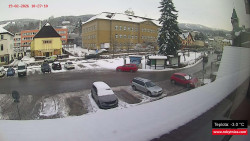 Střed obce Rokytnice nad Jizerou