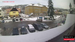 Střed obce Rokytnice nad Jizerou