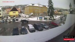 Střed obce Rokytnice nad Jizerou