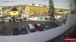 Střed obce Rokytnice nad Jizerou