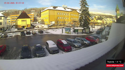 Střed obce Rokytnice nad Jizerou