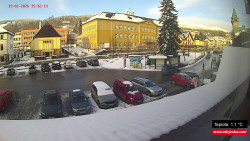 Střed obce Rokytnice nad Jizerou