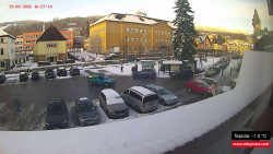 Střed obce Rokytnice nad Jizerou