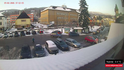 Střed obce Rokytnice nad Jizerou