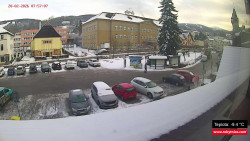 Střed obce Rokytnice nad Jizerou