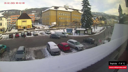 Střed obce Rokytnice nad Jizerou