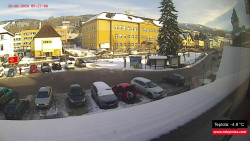 Střed obce Rokytnice nad Jizerou