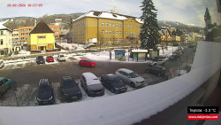 Střed obce Rokytnice nad Jizerou