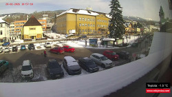 Střed obce Rokytnice nad Jizerou