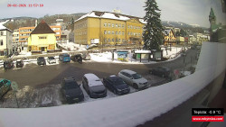 Střed obce Rokytnice nad Jizerou