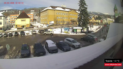 Střed obce Rokytnice nad Jizerou