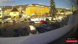 Střed obce Rokytnice nad Jizerou