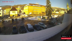 Střed obce Rokytnice nad Jizerou