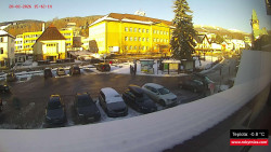 Střed obce Rokytnice nad Jizerou