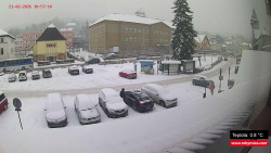 Střed obce Rokytnice nad Jizerou