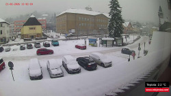 Střed obce Rokytnice nad Jizerou