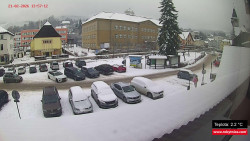 Střed obce Rokytnice nad Jizerou