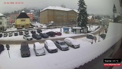 Střed obce Rokytnice nad Jizerou